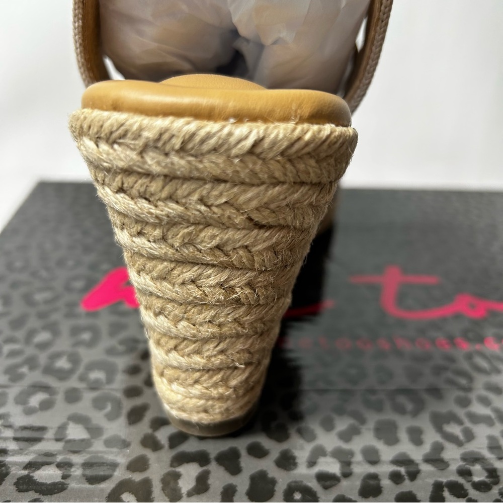 Me Too - Women's Bev Nude Sustainable Mesh Wedge Sandal - Size 9.5 M - Picture 7 of 9